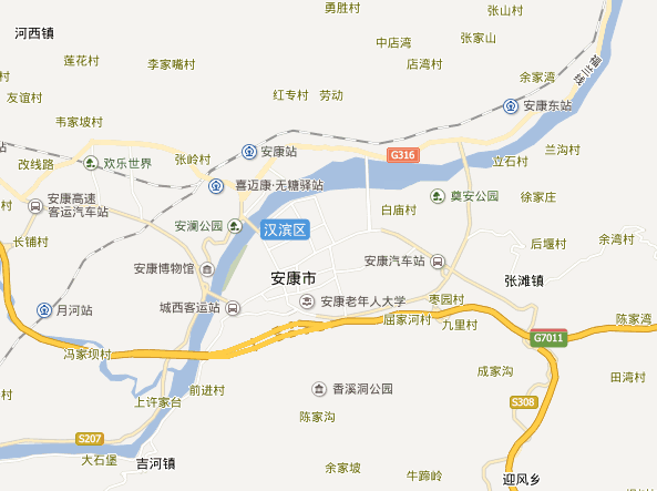 陕西安康地理位置图片