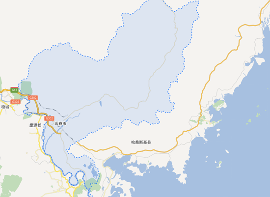 吉林珲春市地理位置图片