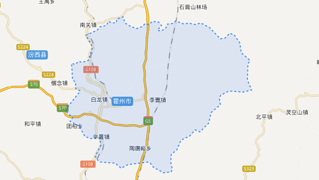 霍州市师庄乡地图图片