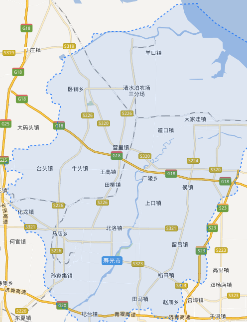 寿光市乡镇地图图片