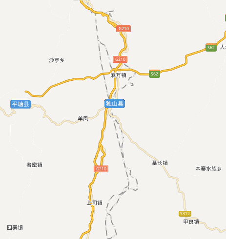 独山县上司镇地图图片