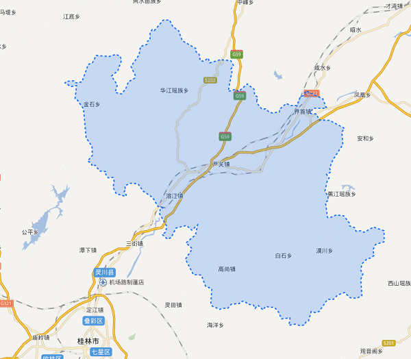 兴安县各乡镇地图图片