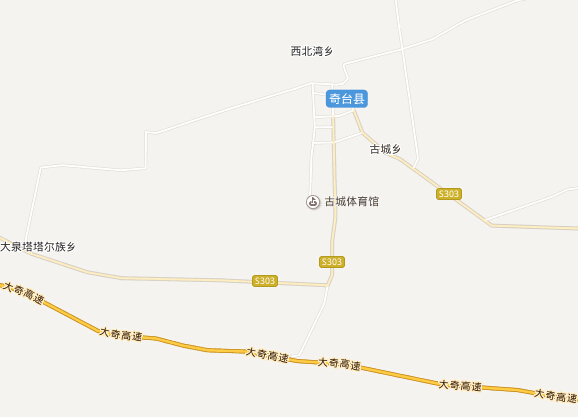 新疆奇台县地图图片